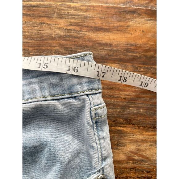 T1 Gray Lab Women's High Rise Zip-Fly Bootcut Denim Jeans‎ Light Wash Size 31 - Picture 4 of 6